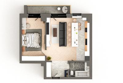 BRAUS CONFORT - Apartament Tip C – 2 Camere - 6