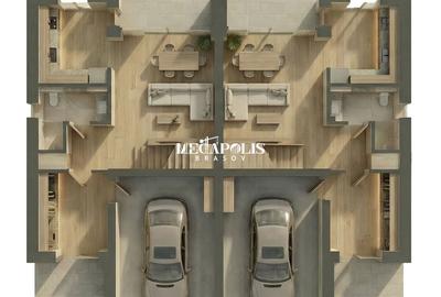 Duplex cu 4 camere cu Canalizare în Tărlungeni - 3