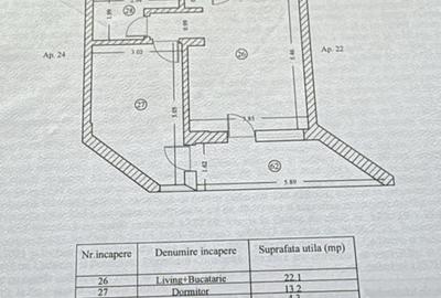 Apartament cu 2 camere semidecomandat în Mamaia-Sat - 7