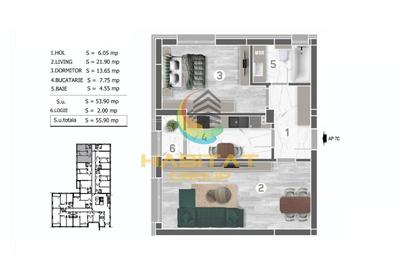 Apartament cu 2 camere decomandat în Berceni - 2