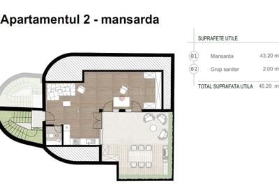 Apartament cu 4 camere decomandat în Dealul Cetății - 7