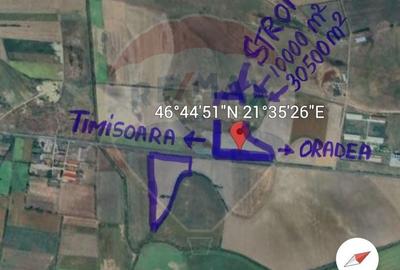 Teren intravilan 80500mp. aproape de nodul rutier de pe DX Oradea-Arad - 2