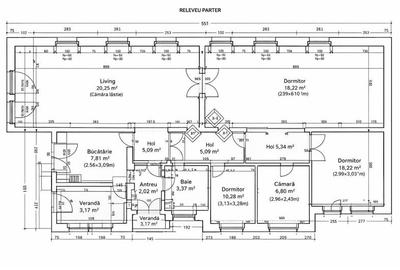 Casă cu 3 camere cu Teren 50 Mp în Central - 2