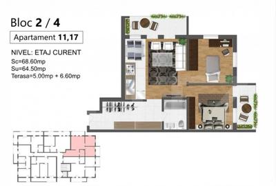 Apartament modern de 4 camere, bloc nou, zona Zavoaie Kaufl - 1