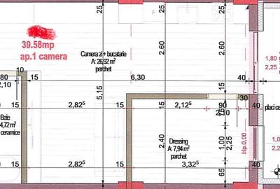 Apartament 39,58mp, tip studio in cartierul Europa - 7