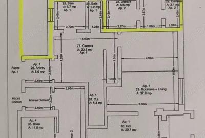 Apartament cu 3 camere decomandat în Central - 4
