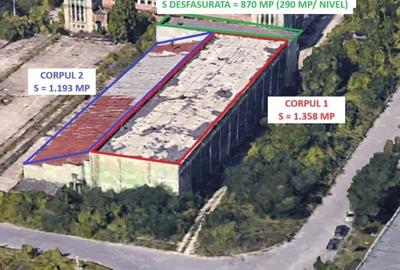 Proprietar vand Hala si Spatii Birouri S=3.400 mp pe Platforma Industriala Roman