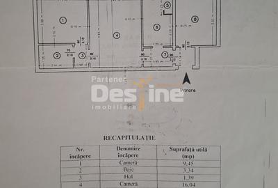 Apartament cu 3 camere semidecomandat, mobilat în Tătărași - 16