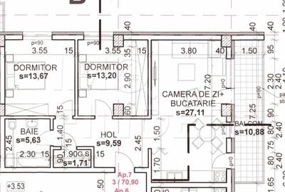 Apartament cu 3 camere decomandat în Andrei Mureșanu