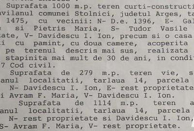 Casă cu 3 camere cu Teren 279 Mp în Stolnici - 2
