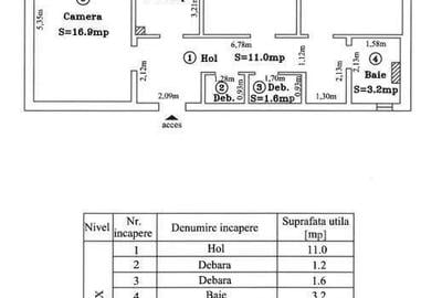 Apartament cu 3 camere decomandat în Cetății - 2