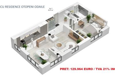 Sorescu Residence - Apartamente cu 2 camere, parcare, lift - 4