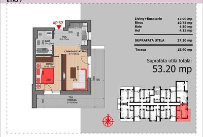 Apartament 2 Camere Decomandat Sector 4 Grand Arena 53.2 Mp - 6