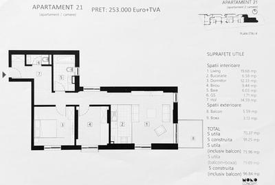 APARTAMENT 2 CAMERE + 9 MP BIROU | ZONA EMINESCU | DACIA - 6