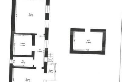 Apartament 3 camere, tavan inalt, garaj, zona bld 16 Decembrie - 12