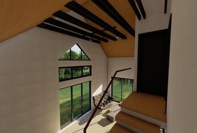 Teren de vis cu vedere spre munte – fundație și autorizație gata! - 4