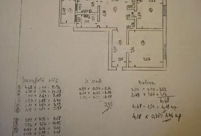 Apartament cu 3 camere decomandat în Tașca