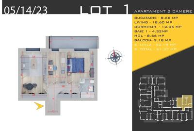 Finalizare Rapida Apartament 2 camere Decomandat Metrou Nicolae Teclu - 3
