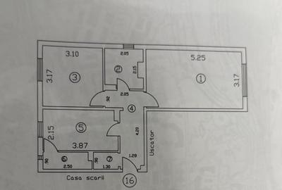 Apartament cu 2 camere decomandat, mobilat în Km 5 - 9