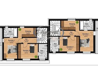 Duplex cu 4 camere cu Canalizare în Tăuți - 4