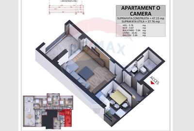 Garsoniera 38 mp - 1