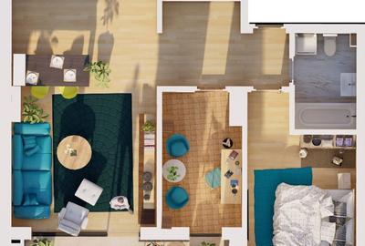 Apartament cu 2 camere în Energia - 3