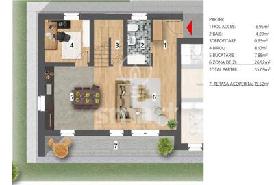 Casa de inchiriat , Voronet, zona exclusiv de case