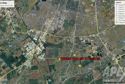 Teren intravilan 14700mp | 42X360 | Toate utilitatile | Zona Domnesti - 3