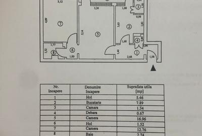 Etaj 1, apartament 2 camere confort 1, zona Hipodrom, suprafata 55mp - 2
