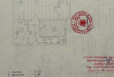 Garsoniera central Otopeni, 41.80mp, partial mobilata si utilata - 2