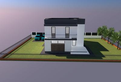 Casa moderna in stil mediteranean, teren 500mp, Cristian - 6