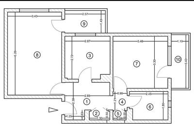 Apartament cu 2 camere decomandat în Rahova - 2