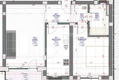 Apartament cu 2 camere decomandat în Mehala
