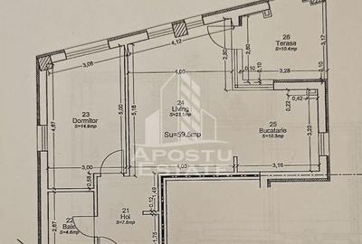 Apartament cu 2 camere semidecomandat, mobilat în Aradului - 1