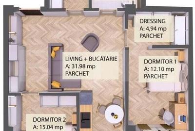 Apartament cu 3 camere decomandat în Rădăuți - 4
