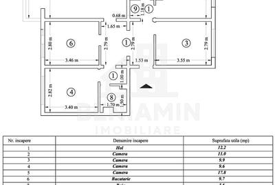 Apartament cu 4 camere decomandat în Astra - 7