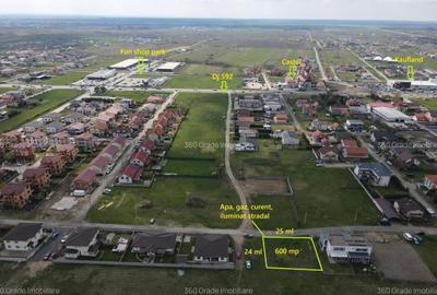Teren Construcții intravilan de 600 mp, în Moșnița Nouă