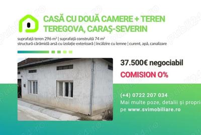 Casă cu 2 camere cu Teren 296 Mp în Teregova - 10