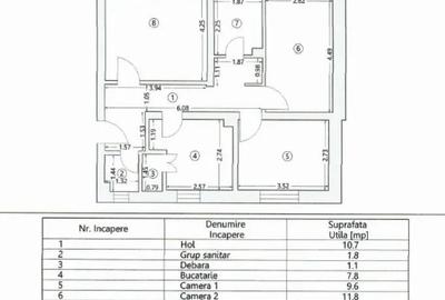 Apartament cu 3 camere decomandat în Cazino - 1