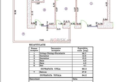 Apartament cu 3 camere decomandat în Iancu Nicolae - 11