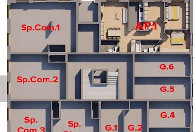 SINGURUL APARTAMENT CU GRADINA DIN NOUL BLOC R39, ARED RED 9 - 8