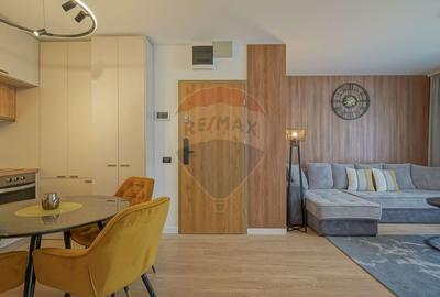 STUDIO MOBILAT SI UTILAT CU TERASA 17 MP | GRAND CHALET POIANA BRASOV