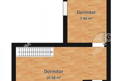 Apartament mobilat si utilat cu 3 camere zona Lazaret din Si - 7