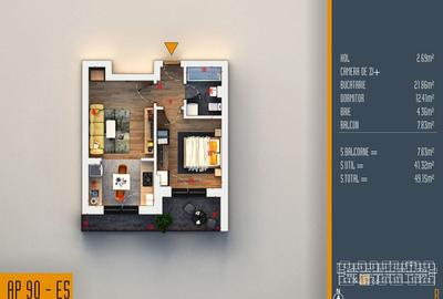 Apartament 2 camere OS,Theodor Pallady,Oportunitate,Pret de garsoniera - 4