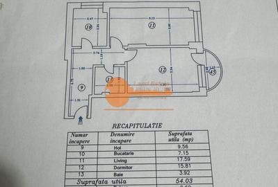 Apartament cu 3 camere semidecomandat, mobilat în Lujerului - 14