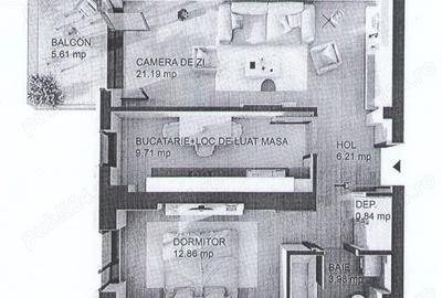 Apartament cu 2 camere decomandat în Văcăresti - 6