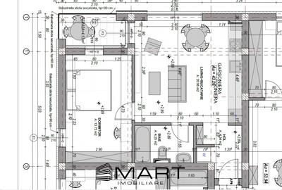 Apartament 43 mp etaj 1 cartier Davinci - 5