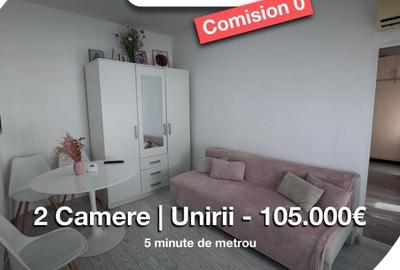 Apartament cu 2 camere, mobilat în Unirii - 1