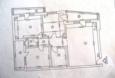 Apartament cu 3 camere – Ostroveni, str. Sacerdoteanu, etaj 2, bloc nou - 12