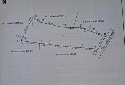 Teren de 3074 mp, în Central